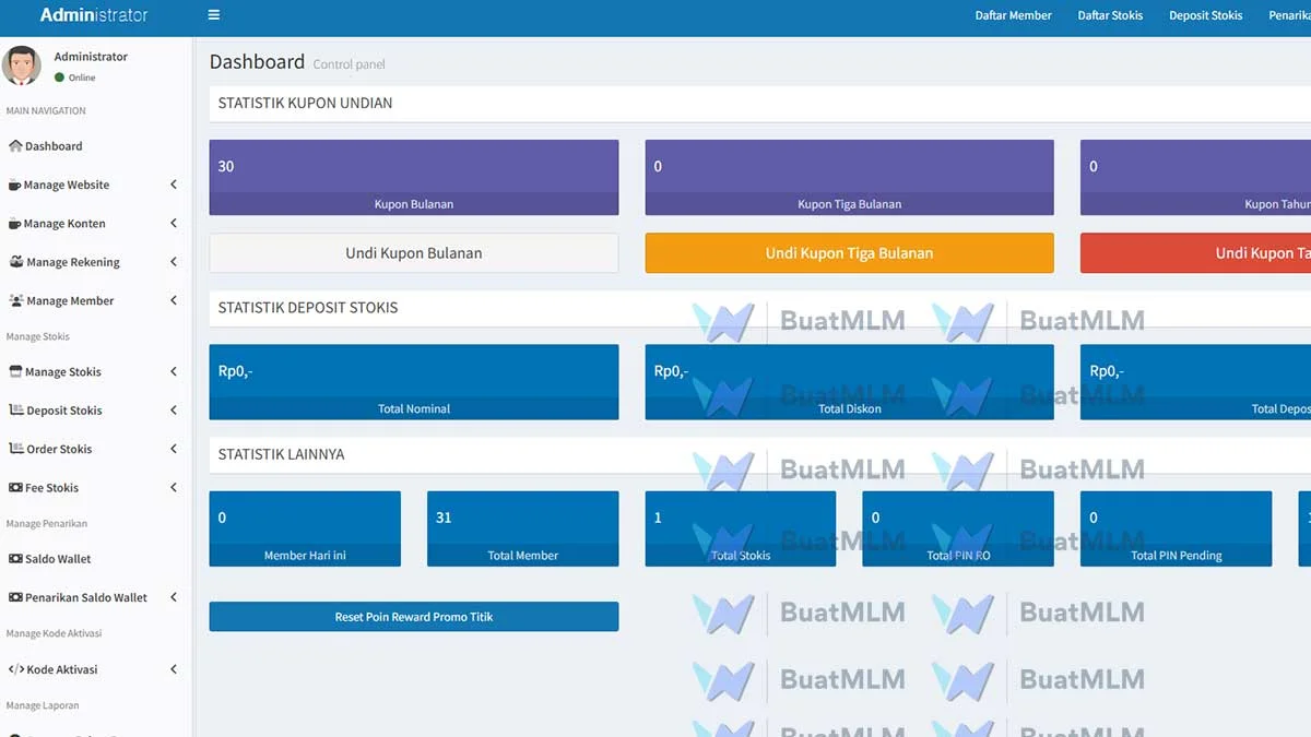 Jasa Web MLm Murah Berkualitas Oke loh